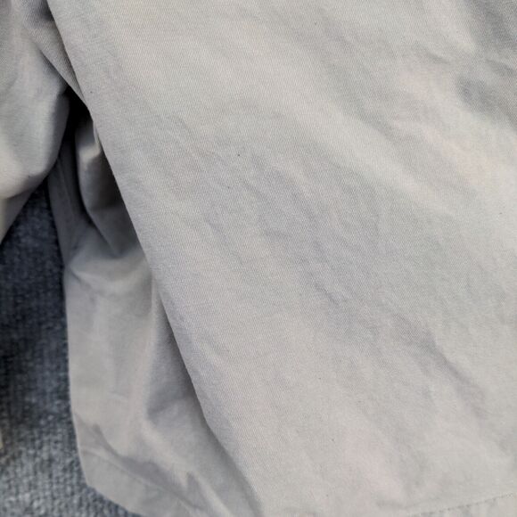 Wrangler Mens Chino Shorts Gray Size 32 Slash Pockets Cotton Nylon Blend - Picture 11 of 15